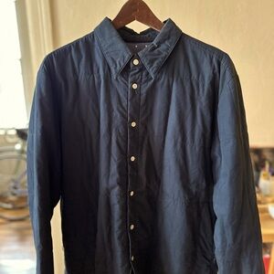 Men's Navy Quilted Jacket